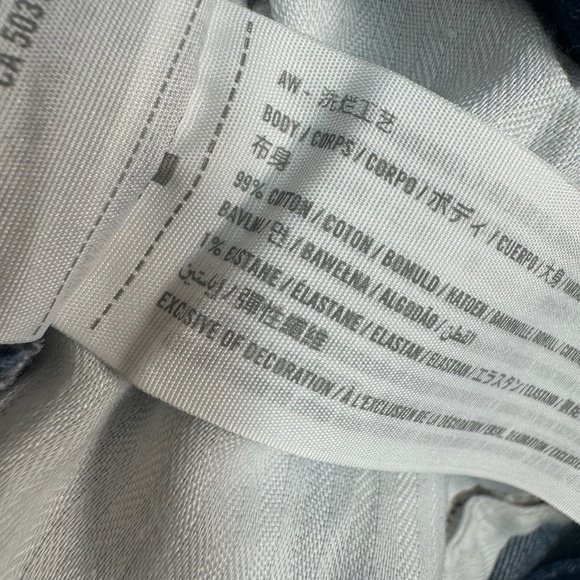 Abercrombie & Fitch Ankle Straight Jeans Womens Size 25/0 Medium Blue High Rise - Picture 6 of 12